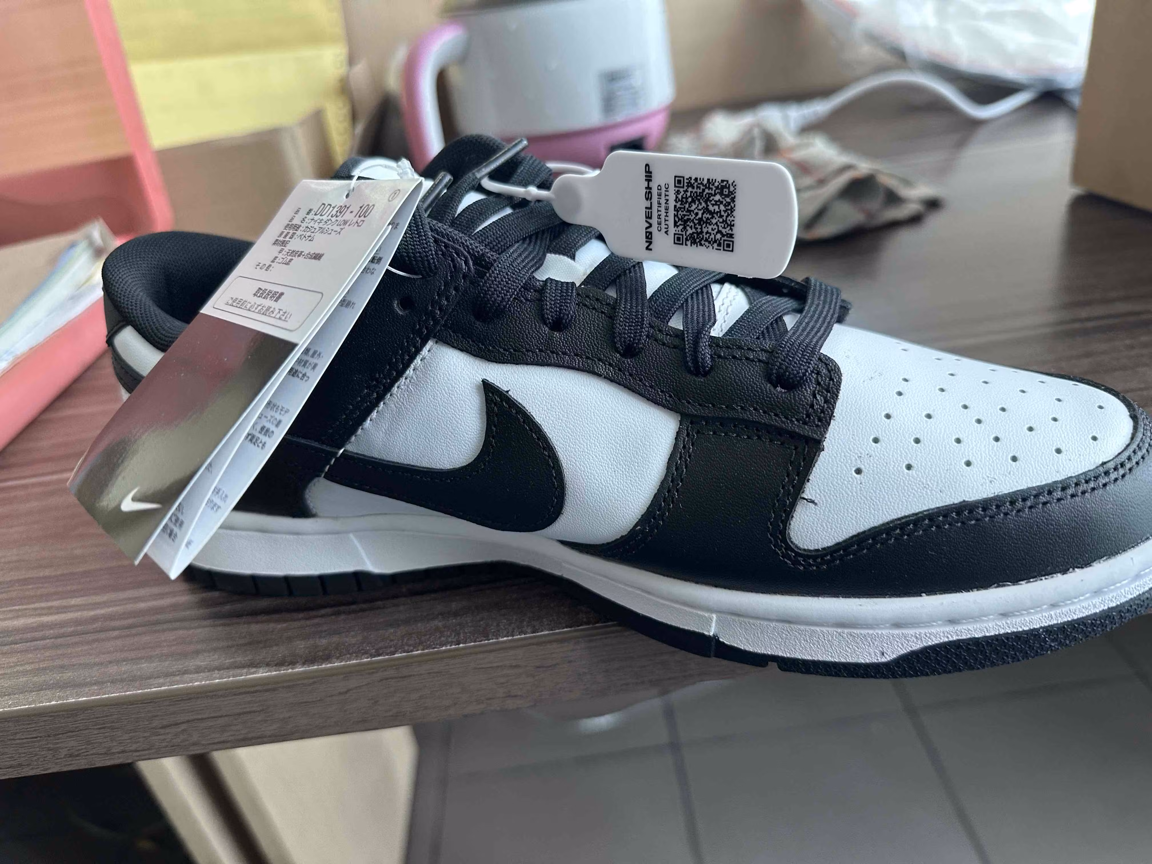 Nike Dunk Low Retro 'Black White Panda' DD1391-100 Nike Dunk Low Retro 'Black White Panda' DD1391-100